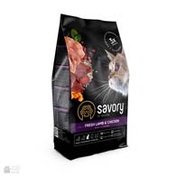 Savory Adult Sterilised Fresh Lamb & Chicken, корм для стерилизованных кошек со свежим мясом ягненка и курицы