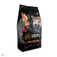Savory Large Breeds Adult Fresh Turkey & Lamb, корм для собак крупных пород со свежим мясом индейки и ягненка