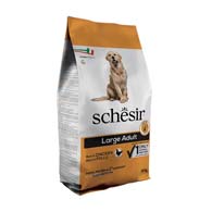 Schesir Dog Large Adult Chicken, корм для собак больших пород с курицей