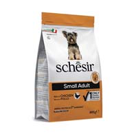 Schesir Dog Small Adult Chicken, корм для собак малых пород, с курицей