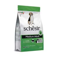 Schesir Dog Medium Adult Lamb, корм для собак средних пород с ягненком