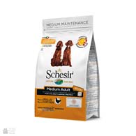 Schesir Dog Medium Adult Chicken, корм для собак средних пород, с курицей