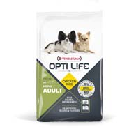 Opti Life Mini Adult Chicken, корм с курицей для собак малых пород