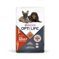 Opti Life Mini Adult Lamb, корм с ягненком для собак малых пород