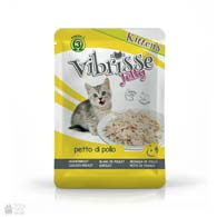 Консервы для котят Vibrisse Jelly Kittens с куриной грудинкой в желе