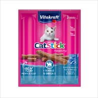 Vitakraft CatStick Salmon, лакомство для кошек с лососем